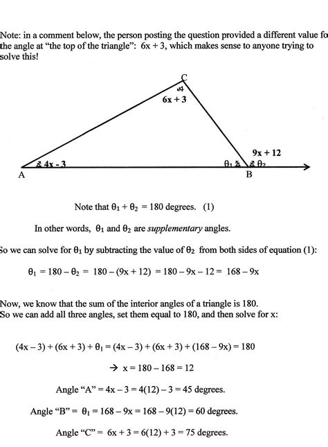 The 4.2 Angles of Triangles Problem